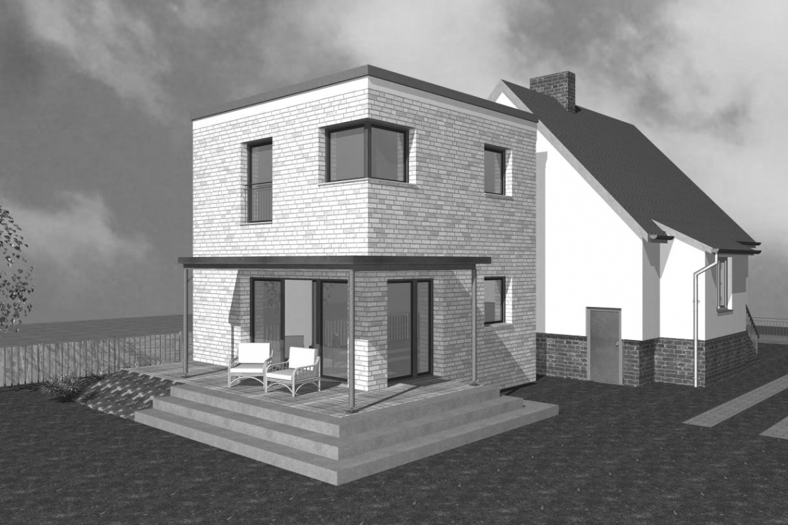 3D Gartenseite sw